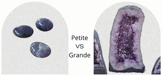 Petite ou grande pierre ?