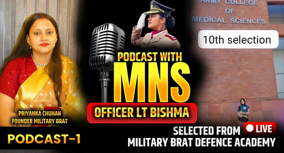 mns indian army nursing officer selected from military brat defence academy