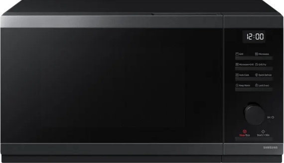 SAMSUNG MG23DG4524CGE1 - Horno microondas 23L 800w color negro, táctil + dial, modo ECO