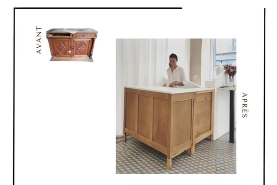Meuble upcyclé par Atelier2main