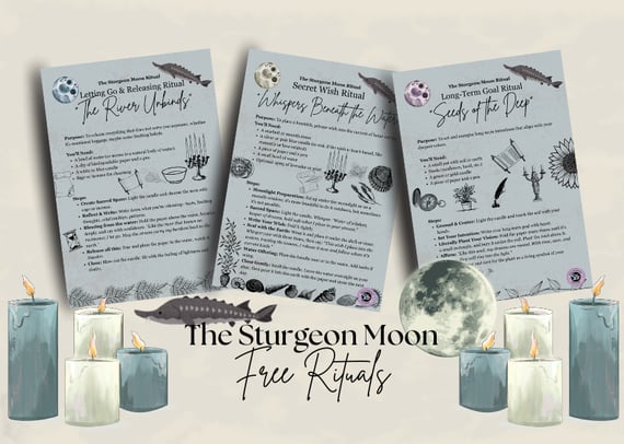 Free Sturgeon Moon Rituals Soul Sisters Tarot