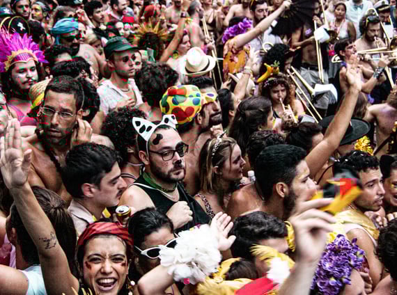 Bloco carnaval brasil