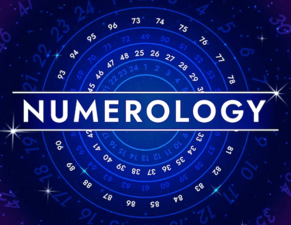 a blue and white numerall numerall numerall numerall