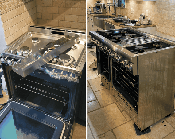 gas range cooktop repair burners los angeles