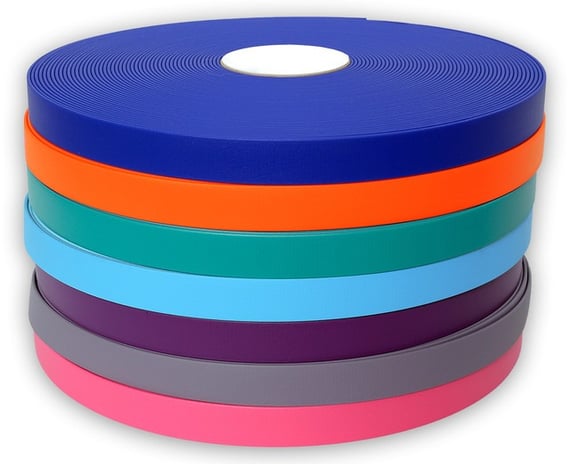Rollos apilados de Bio Thane® de varios colores