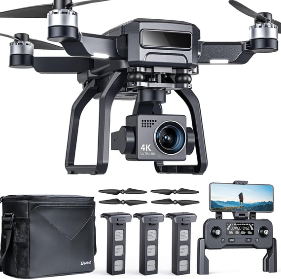 Bwine F7 GPS Drone with 4K Camera, Night Vision & 3-Axis Gimbal - Best Deal