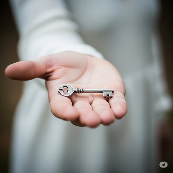 Te doy una llave, solo tu puedes abrir tu puerta a una nueva vida más satisfactoria y feliz