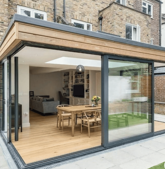 corner opening sliding doors sliding doors