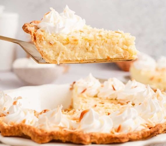coconut custard pie