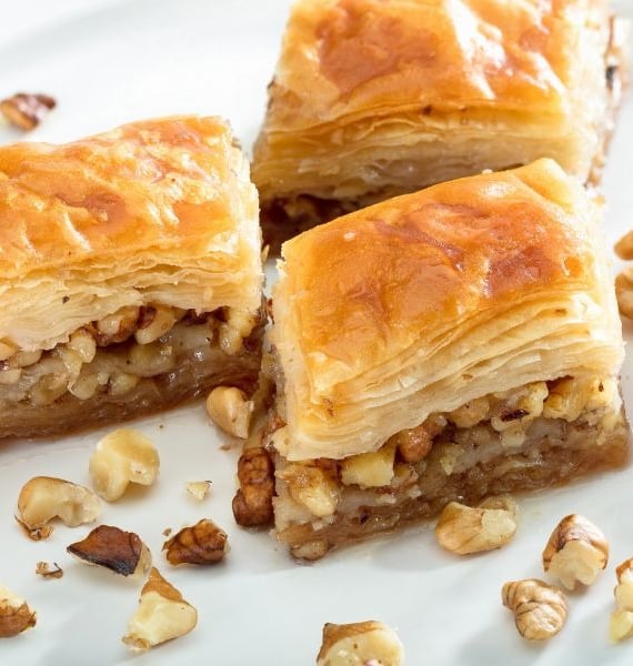 Baklava (Layered Pastry with Nuts and Syrup)
