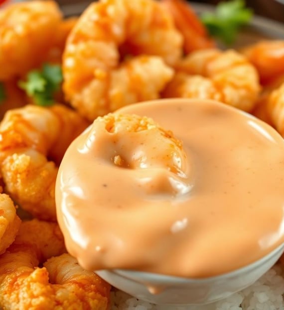 Bang Bang Shrimp with sauce