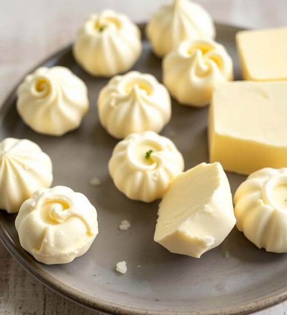 decorative home made butter