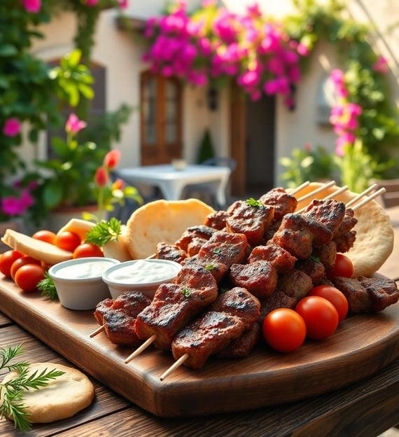 Souvlaki (Greek Grilled Meat Skewers)