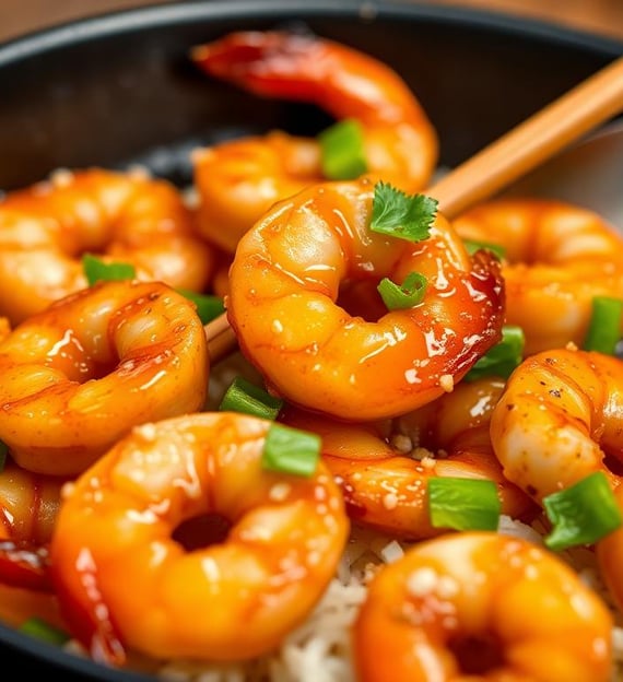Honey-Garlic Shrimp