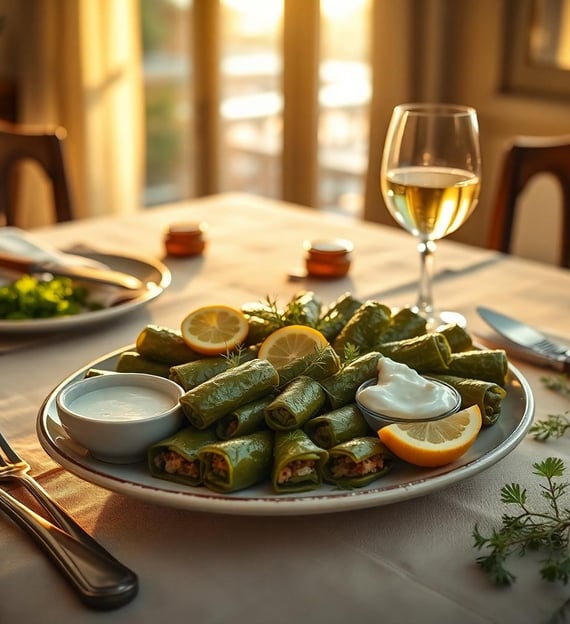 Dolmades (Stuffed Grape Leaves)