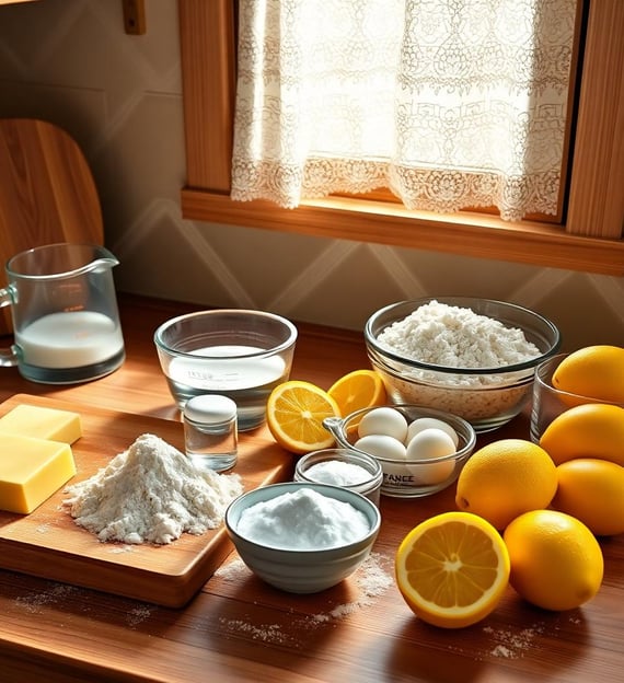 ingredients for lemon meringue pie