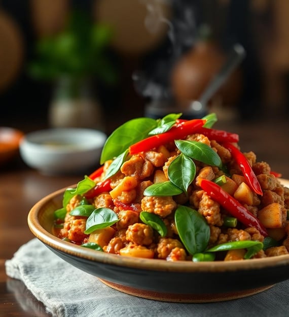 Thai Basil Chicken (Pad Krapow Gai)