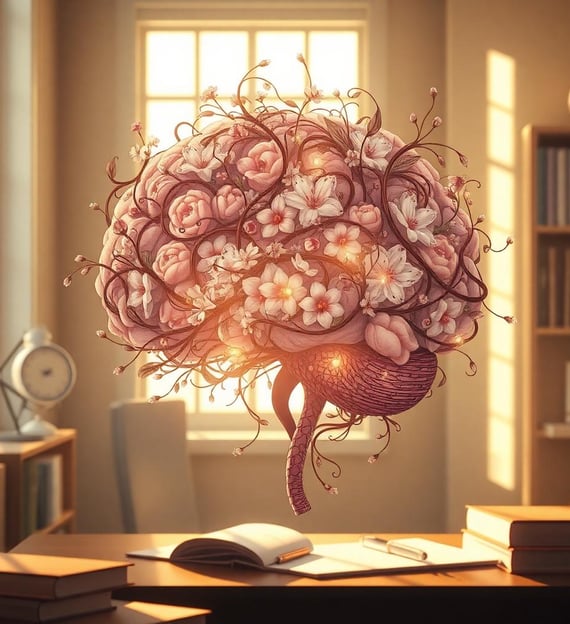 a floral brain