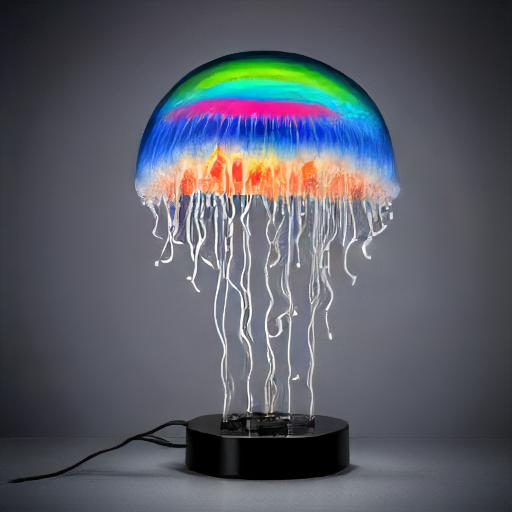 Jellyfish lamp