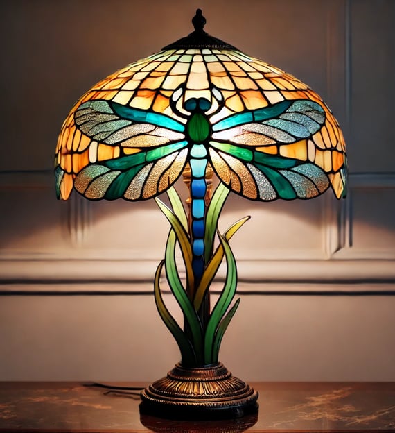 Lampe Tiffany Libellule