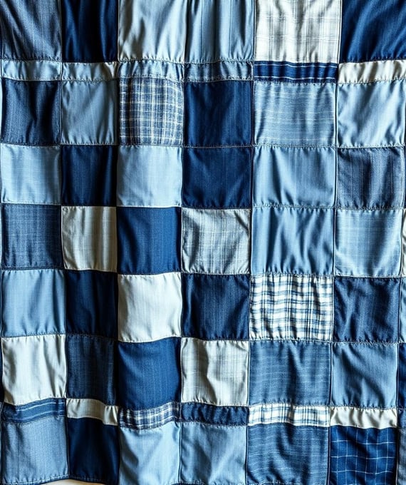 Jeans Patchwork Quilt