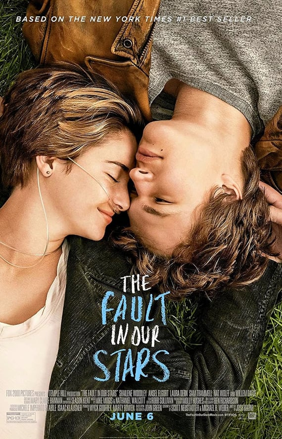 Poster for The Fault in Our Stars screening hosted by Auckland International Film Club.