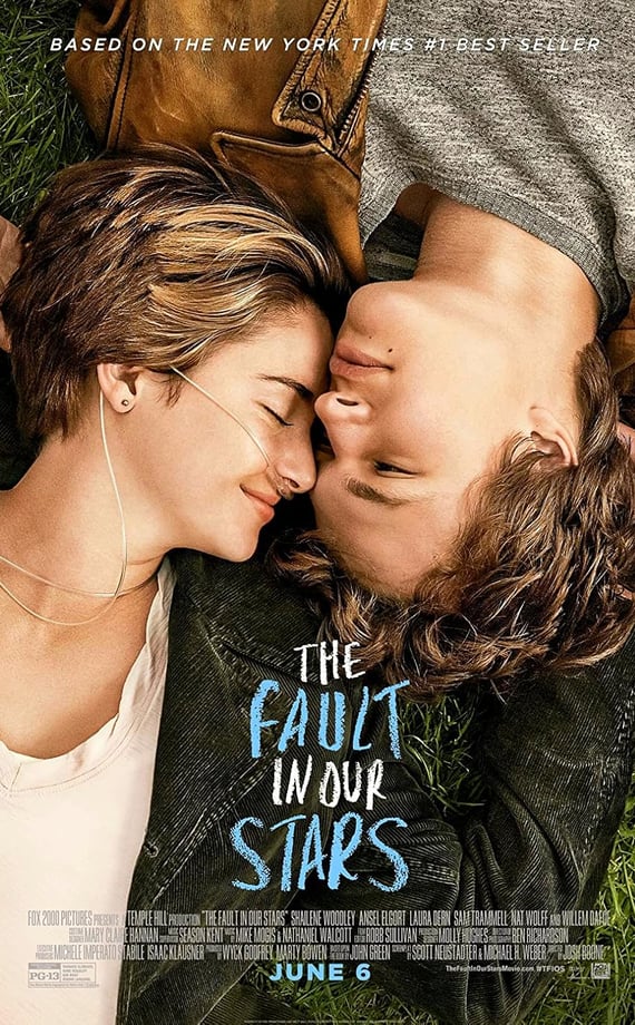 Poster for The Fault in Our Stars screening hosted by Auckland International Film Club.