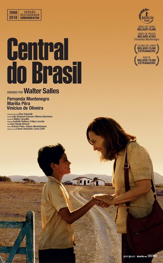 Poster for Central Station screening hosted by Auckland International Film Club.