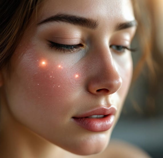 woman with Skin inflammation