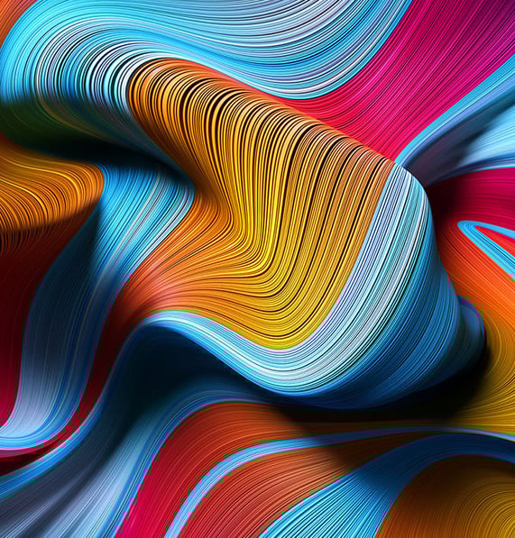 a colorful abstract painting of a colorful abstract pattern -collective zerah solutions