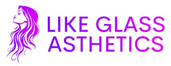 LIKE GLASS ASTHETICS logo