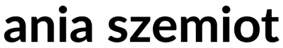 Ania Szemiot logo
