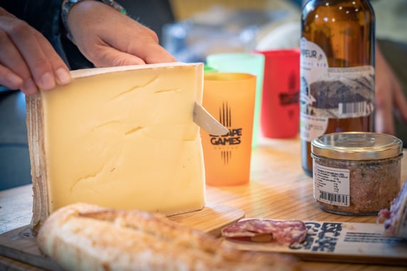 du fromage provenant de la glacière Escapero