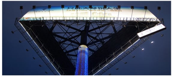 led flood light facade illumination
