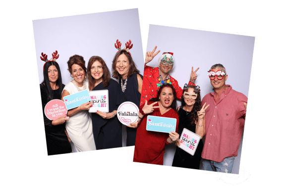 The Grove LWR holiday photo booth party