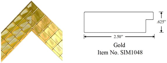 Golden Picture Frame Item No. SIM1048