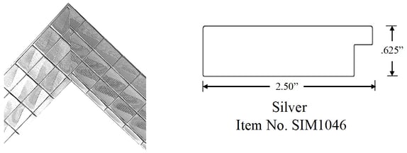 Silver Picture Frame Item No. SIM1046