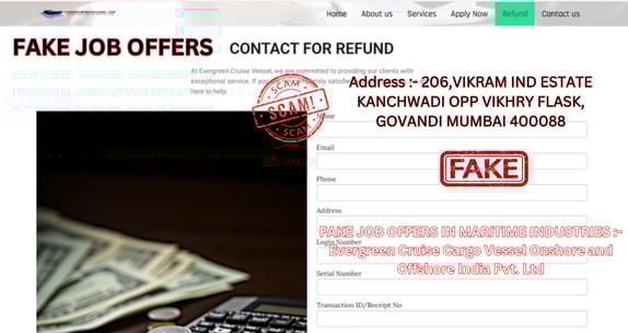 Evergreen Cruise recruitment