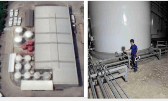 Oil tank ilumination