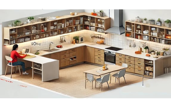 dapur ergonomis