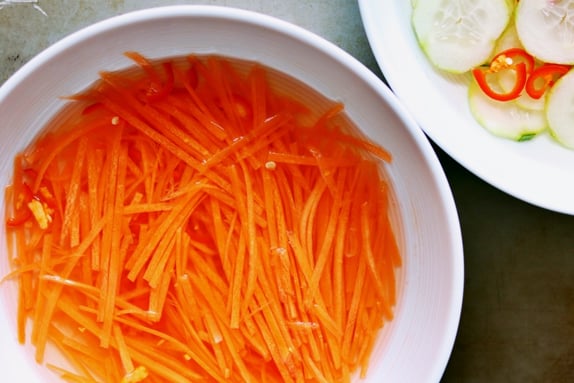 Pickled Chillied Carrot & Cucumber