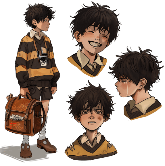 illustration character design enfant charadesign personnage