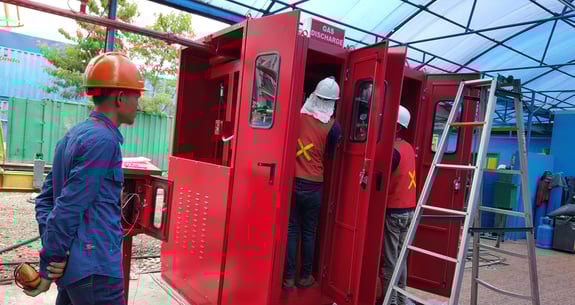 teknisi firealarm palembang, kontraktor hydrant palembang, ahli fire alarm di palembang, hydrant