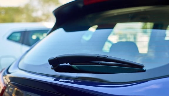 a car with a blue tail fin fin fin fin fin fin fin fin fin fin