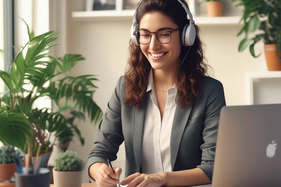 Expert Accountant Analyzing Financial Reports