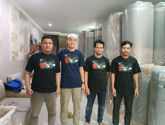 team profesional setting karpet