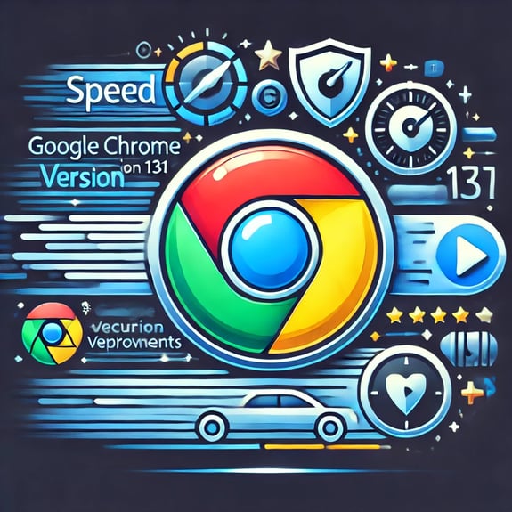 a computer screen with a clock and various icons Google Chrome