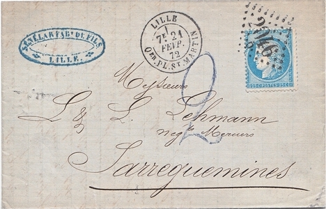 Double port franco-allemand 1870-1872