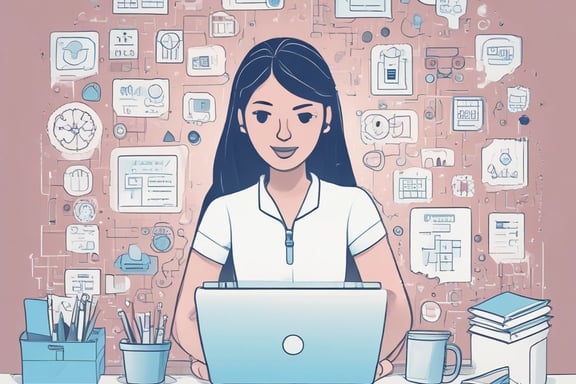 Professional Virtual Assistant Managing Emails