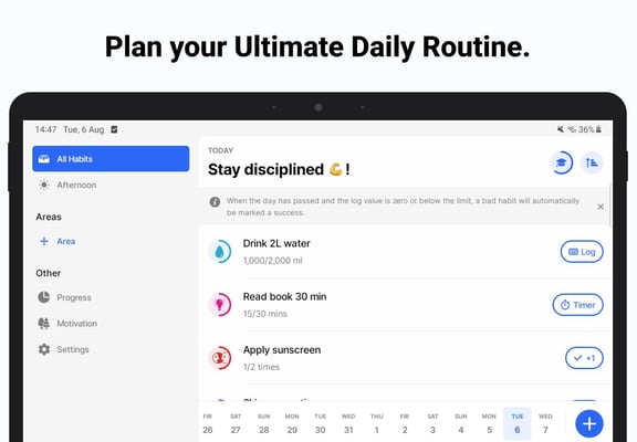 Habitify habit tracker
